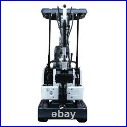 1Ton Mini Excavator Gas B&S EPA Engine 13.5HP USA Free Wooden Crate Package New