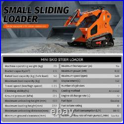 1Ton Mini Excavator Hydraulic Thumb & 13.5HP Skid Steer Loader B&S Engine Combo