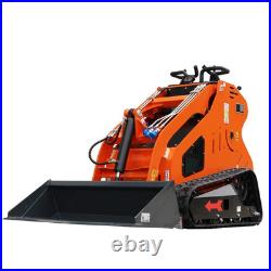 1Ton Mini Excavator Hydraulic Thumb & 13.5HP Skid Steer Loader B&S Engine Combo