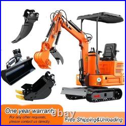 1Ton Mini Excavator Pilot System Diggers B&S Engine with Attachments Ripper, EPA 1Ton Mini Excavator Pilot System Diggers B&S Engine with Attachments Ripper, EPA