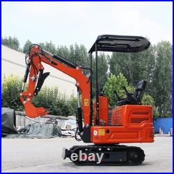 1Ton Mini Excavator Pilot System Diggers B&S Engine with Attachments Ripper, EPA 1Ton Mini Excavator Pilot System Diggers B&S Engine with Attachments Ripper, EPA