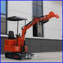 1Ton Mini Excavator Pilot System Diggers B&S Engine with Attachments Ripper, EPA 1Ton Mini Excavator Pilot System Diggers B&S Engine with Attachments Ripper, EPA