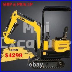 1Ton Mini Excavator Tracked Crawler 13.5 HP Small Digger USA Stock Ship & Pickup 1Ton Mini Excavator Tracked Crawler 13.5 HP Small Digger USA Stock Ship & Pickup