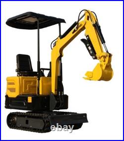1Ton Mini Excavator Tracked Crawler 13.5 HP Small Digger USA Stock Ship & Pickup 1Ton Mini Excavator Tracked Crawler 13.5 HP Small Digger USA Stock Ship & Pickup