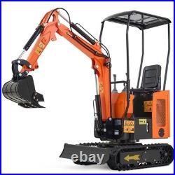 1.1T 13.8hp Mini Diesel Excavator Digger Mini Crawler With Kubota D722 Engine