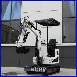 1-1.8TON Mini Excavator Kubota B&S Skid Steer Loader Lawn mower Combo FREE SHIP