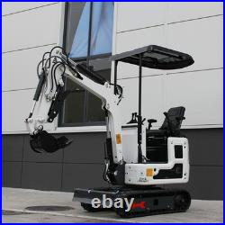 1-1.8TON Mini Excavator Kubota B&S Skid Steer Loader Lawn mower Combo FREE SHIP