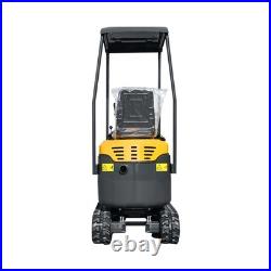 1.2 Ton Mini Excavator 13.5HP B&S Gas Engine with Hydraulic Thumb EPA US Free Ship