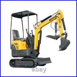 1.2 Ton Mini Excavator 13.5HP B&S Gas Engine with Hydraulic Thumb EPA US Free Ship