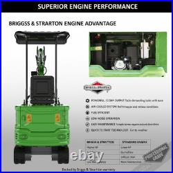 1.2 Ton Mini Excavator 13.5HP B&S engine Mini Digger Crawler USA Stock EPA 1.2 Ton Mini Excavator 13.5HP B&S engine Mini Digger Crawler USA Stock EPA