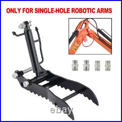 1-2 Ton Mini Excavator Attachment Hydraulic Thumb Clip Kit One Hole Mini Digger
