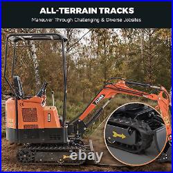 1.3T 23hp Mini Excavator Digger Gas Tracked Crawler B&S EPA Engine & Swing Boom 1.3T 23hp Mini Excavator Digger Gas Tracked Crawler B&S EPA Engine & Swing Boom
