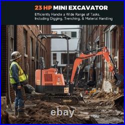 1.3Ton 23hp Mini Excavator Mini Crawler Digger With Briggs&Stratton EPA Engine US