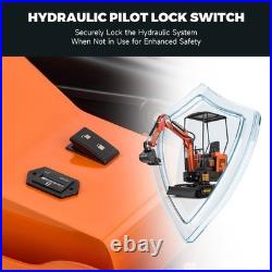 1.3Ton 23hp Mini Excavator Mini Crawler Digger With Briggs&Stratton EPA Engine US