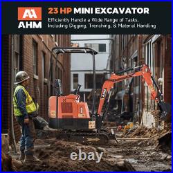 1.3Ton 23hp Mini Excavator Mini Crawler Digger with Briggs&Stratton EPA Engine