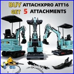 1.4T Mini Excavator Kubota EPA Gas Engine Pilot Control+5Attachments Free Shipp 1.4T Mini Excavator Kubota EPA Gas Engine Pilot Control+5Attachments Free Shipp