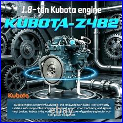 1.4T Mini Excavator Kubota EPA Gas Engine Pilot Control+5Attachments Free Shipp 1.4T Mini Excavator Kubota EPA Gas Engine Pilot Control+5Attachments Free Shipp