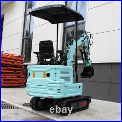 1.4T Mini Excavator Kubota EPA Gas Engine Pilot Control+5Attachments Free Shipp 1.4T Mini Excavator Kubota EPA Gas Engine Pilot Control+5Attachments Free Shipp