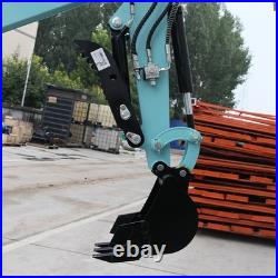 1.4T Mini Excavator Kubota EPA Gas Engine Pilot Control+5Attachments Free Shipp 1.4T Mini Excavator Kubota EPA Gas Engine Pilot Control+5Attachments Free Shipp