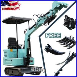 1.4Ton Mini Excavator + Attachments Kubota Diesel Engine Auger Drill Ripper Rake 1.4Ton Mini Excavator + Attachments Kubota Diesel Engine Auger Drill Ripper Rake