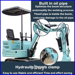 1.4Ton Mini Excavator + Attachments Kubota Diesel Engine Auger Drill Ripper Rake 1.4Ton Mini Excavator + Attachments Kubota Diesel Engine Auger Drill Ripper Rake