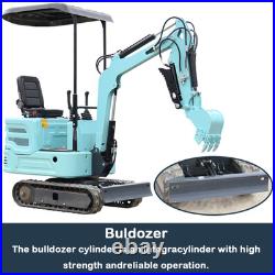 1.4Ton Mini Excavator + Attachments Kubota Diesel Engine Auger Drill Ripper Rake 1.4Ton Mini Excavator + Attachments Kubota Diesel Engine Auger Drill Ripper Rake