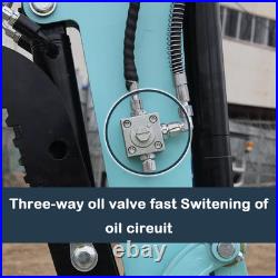 1.4Ton Mini Excavator + Attachments Kubota Diesel Engine Auger Drill Ripper Rake 1.4Ton Mini Excavator + Attachments Kubota Diesel Engine Auger Drill Ripper Rake