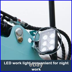 1.4Ton Mini Excavator + Attachments Kubota Diesel Engine Auger Drill Ripper Rake 1.4Ton Mini Excavator + Attachments Kubota Diesel Engine Auger Drill Ripper Rake