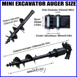 1.4Ton Mini Excavator Clawer Digger KUBOTA Diesel Engine with 4 Attachments Rake