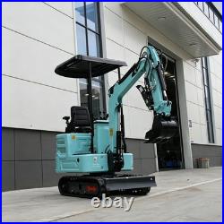 1.4Ton Mini Excavator KUBOTA Crawler Pilot Digger Hydraulic Pilot With4 Attachment