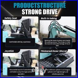 1.4Ton Mini Excavator KUBOTA Diesel Engine Pilot System with Hydralic Thumb USA