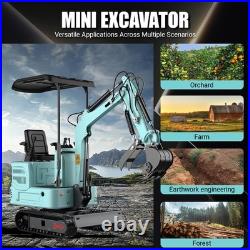 1.4Ton Mini Excavator KUBOTA Diesel Engine Pilot System with Hydralic Thumb USA