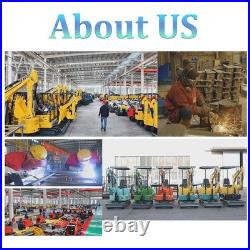1.4Ton Mini Excavator KUBOTA Diesel Engine with Auger Drill Tracked Diggers USA