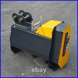 1.4Ton Mini Excavator KUBOTA Diesel Engine with Flail Mower Attachment USA STOCK