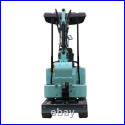 1.4Ton Mini Excavator KUBOTA Diesel Engine with Flail Mower Attachment USA STOCK