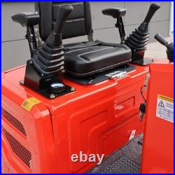 1.4Ton Mini Excavator Kubota Diesel Pilot System with Auger Drill &5 Attachments