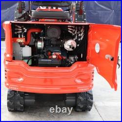 1.4Ton Mini Excavator Kubota Diesel Pilot System with Auger Drill &5 Attachments