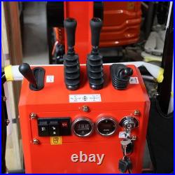 1.4Ton Mini Excavator Kubota Diesel Pilot System with Auger Drill &5 Attachments