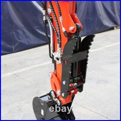 1.4Ton Mini Excavator Kubota Diesel Pilot System with Auger Drill &5 Attachments