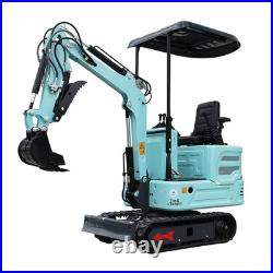 1.4Ton Mini Excavator with Kubota Diesel Engine Pilot System Hydraulic USA Stock