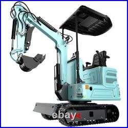 1.4Ton Mini Excavator with Kubota Diesel Engine Pilot System Hydraulic USA Stock