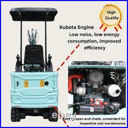 1.4Ton Mini Excavator with Kubota Diesel Engine Pilot System Hydraulic USA Stock 1.4Ton Mini Excavator with Kubota Diesel Engine Pilot System Hydraulic USA Stock