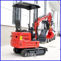 1.4 Ton Kubota Engine 11.23 HP Excavator Hydraulic Thumb Clamp Free Shipping US