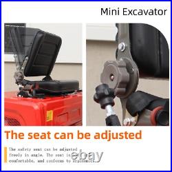 1.4 Ton Kubota Engine 11.23 HP Excavator Hydraulic Thumb Clamp Free Shipping US