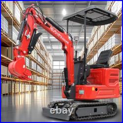 1.4 Ton Kubota Engine 11.23 HP Excavator Hydraulic Thumb Clamp Free Shipping US