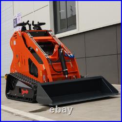 1.4 Ton Mini Excavator, 13.5HP Mini Skid Steer Loader Bundle, Free Ship & Unload