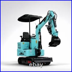 1.4 Ton Mini Excavator 4000lb KUBOTA Crawler Hydraulic Pilot Tracked Digger USA