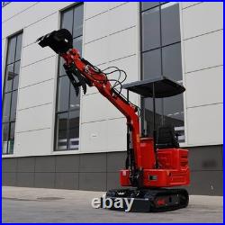 1.4 Ton Mini Excavator Crawler Kubota Diesel Engine Ripper Auger Drill Free Ship