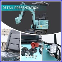 1.4 Ton Mini Excavator Kubota Diesel Engine Hydraulic Digger Two Color USA STOCK 1.4 Ton Mini Excavator Kubota Diesel Engine Hydraulic Digger Two Color USA STOCK