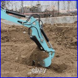 1.4 Ton Mini Excavator Kubota Diesel Engine Hydraulic Digger Two Color USA STOCK 1.4 Ton Mini Excavator Kubota Diesel Engine Hydraulic Digger Two Color USA STOCK